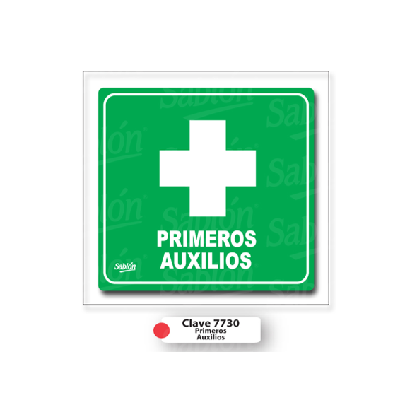 SENAL PRIMEROS AUXILIOS 7730